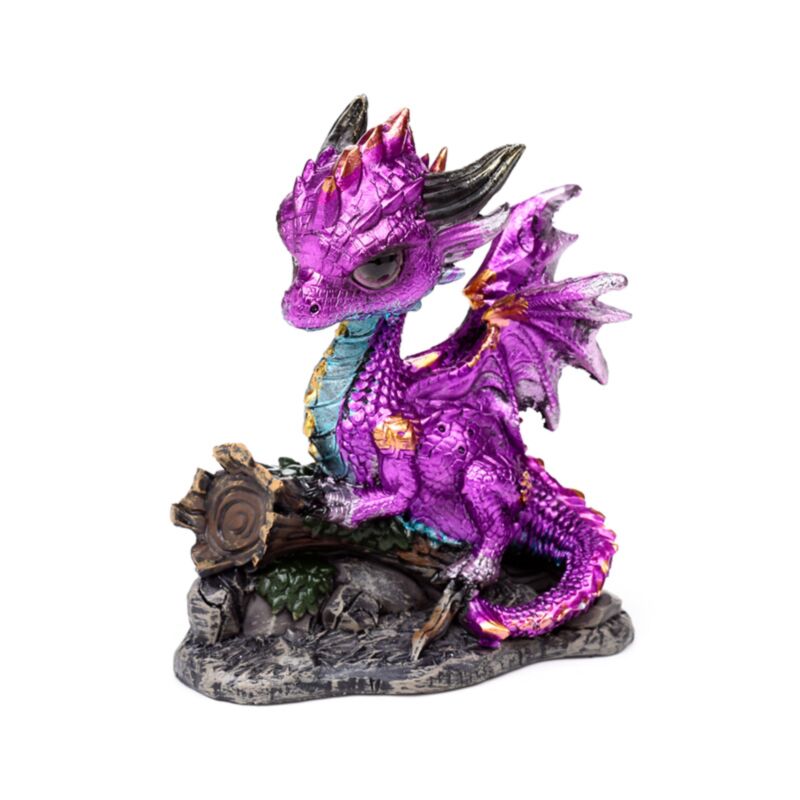 Éléments mignons bébé amethyst bos draak