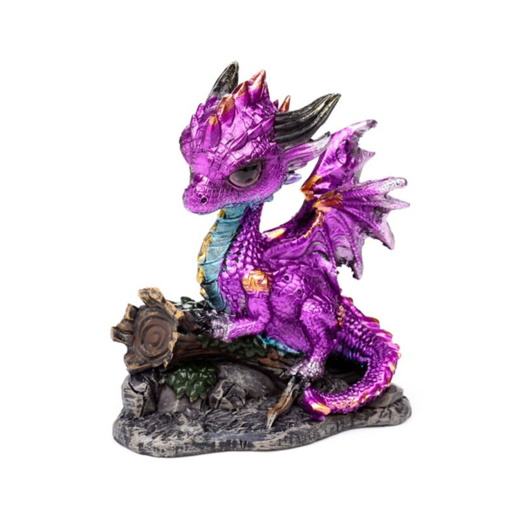 Éléments mignons bébé amethyst bos draak