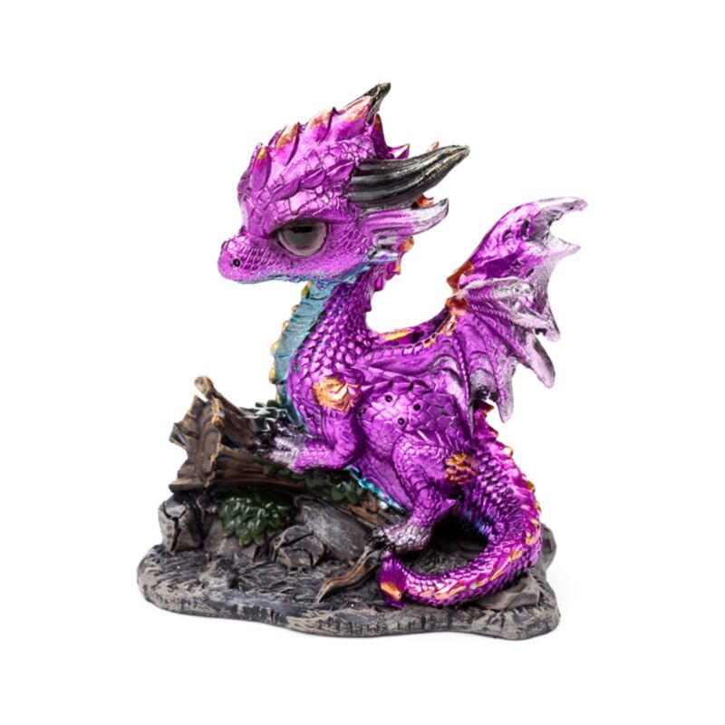 Éléments mignons bébé amethyst bos draak