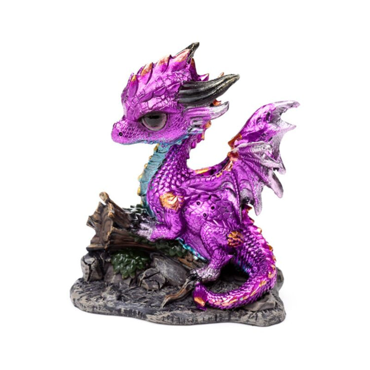 Éléments mignons bébé amethyst bos draak