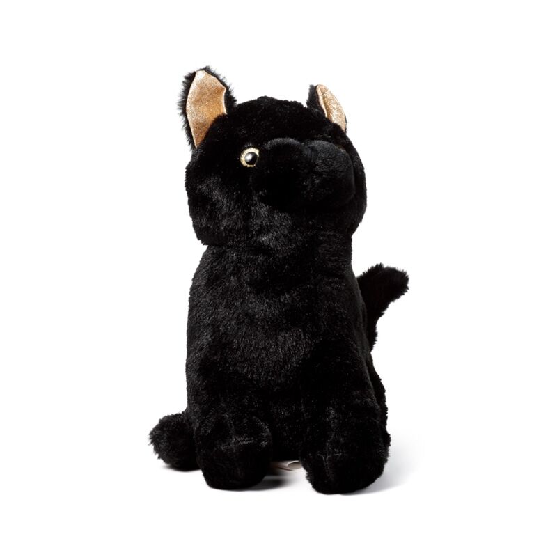 Bouchon de porte en peluche de chat noir