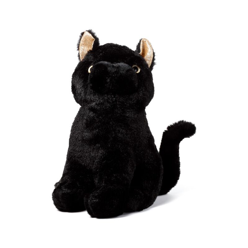 Bouchon de porte en peluche de chat noir