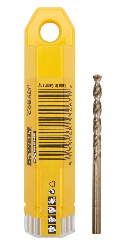 Accessoires Dewalt foret à métal industriel hss au cobalt 3,2 mm - dt4921-qz