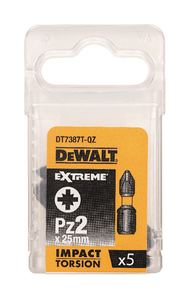 Accessoires Imp Dewalt acte torsion 25mm pz2 - dt7387t-qz