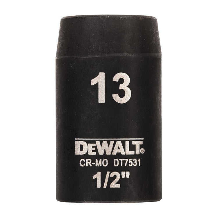 Accessoires Imp Dewalt, capuchon d'action 13 mm 1 2 (court - 38 mm) - dt7531-qz