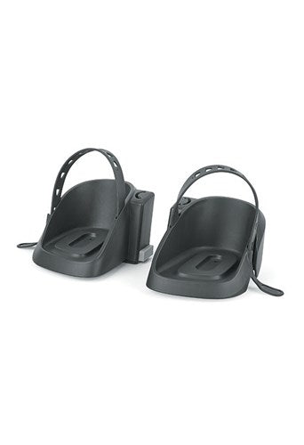 Jeu de pédales avec boucles de sécurité Bobike One Mini - noir