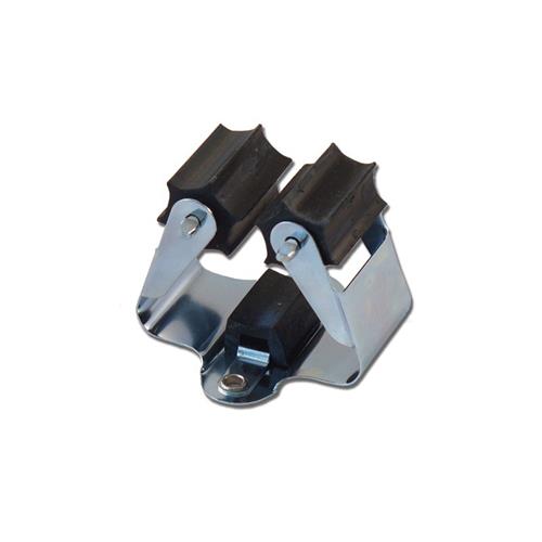 Pince à poignée prax ø30 rouleau noir pour poignées de 28 à 38 mm
