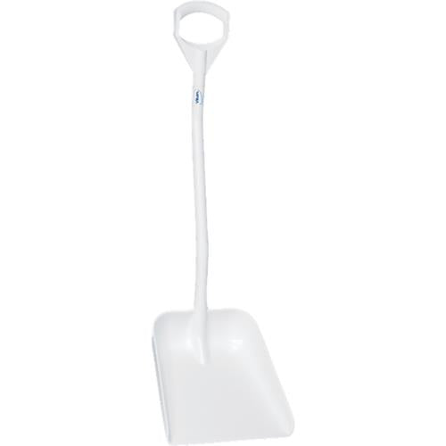 Pelle hygiénique Vikan blanche avec manche normal 115 cm et grande lame 38x34