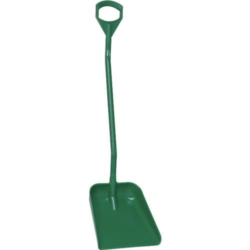 Pelle hygiénique Vikan verte avec manche extra long 130 cm et grande lame 38x34