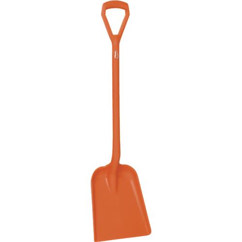 Pelle hygiénique Vikan orange avec manche en D et manche court 104 cm