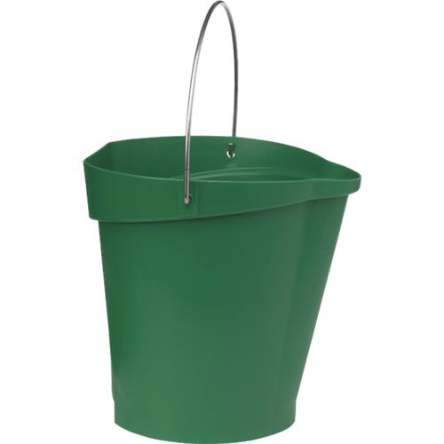 Seau Vikan vert 12 litres. avec bec verseur