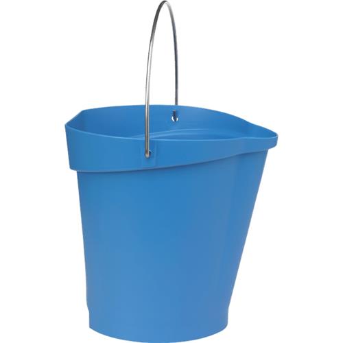 Seau Vikan bleu 12 litres. avec bec verseur