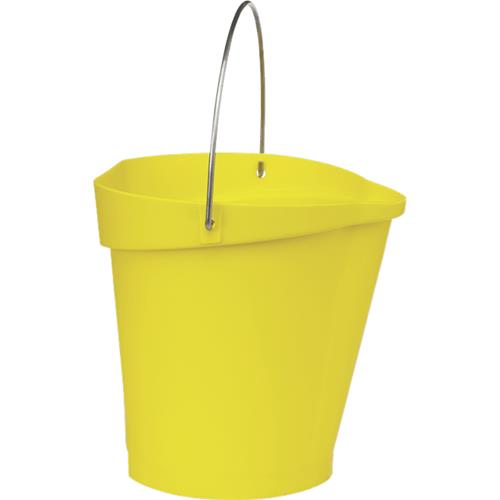 Seau Vikan jaune 12 litres. avec bec verseur
