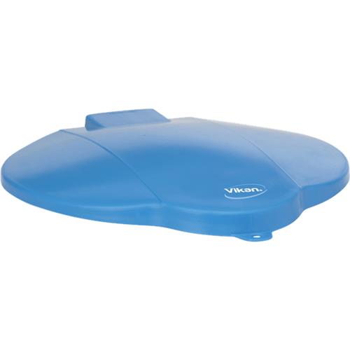Couvercle de seau Vikan bleu 12 litres. avec bec verseur