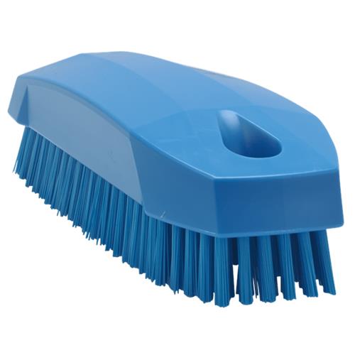 Vikan brosse à ongles dure bleue