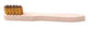 Brosse à bougie en laiton 3 rangées