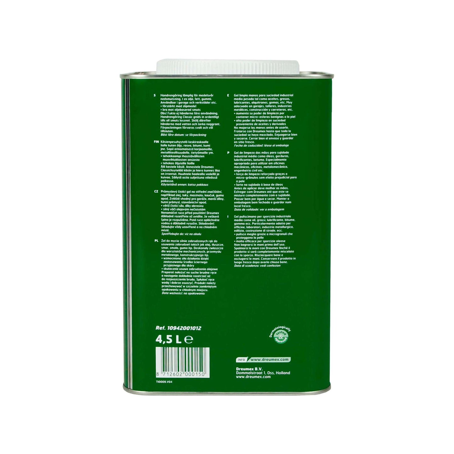 Savon Dreumex boîte rouge 4.5 ltr classic