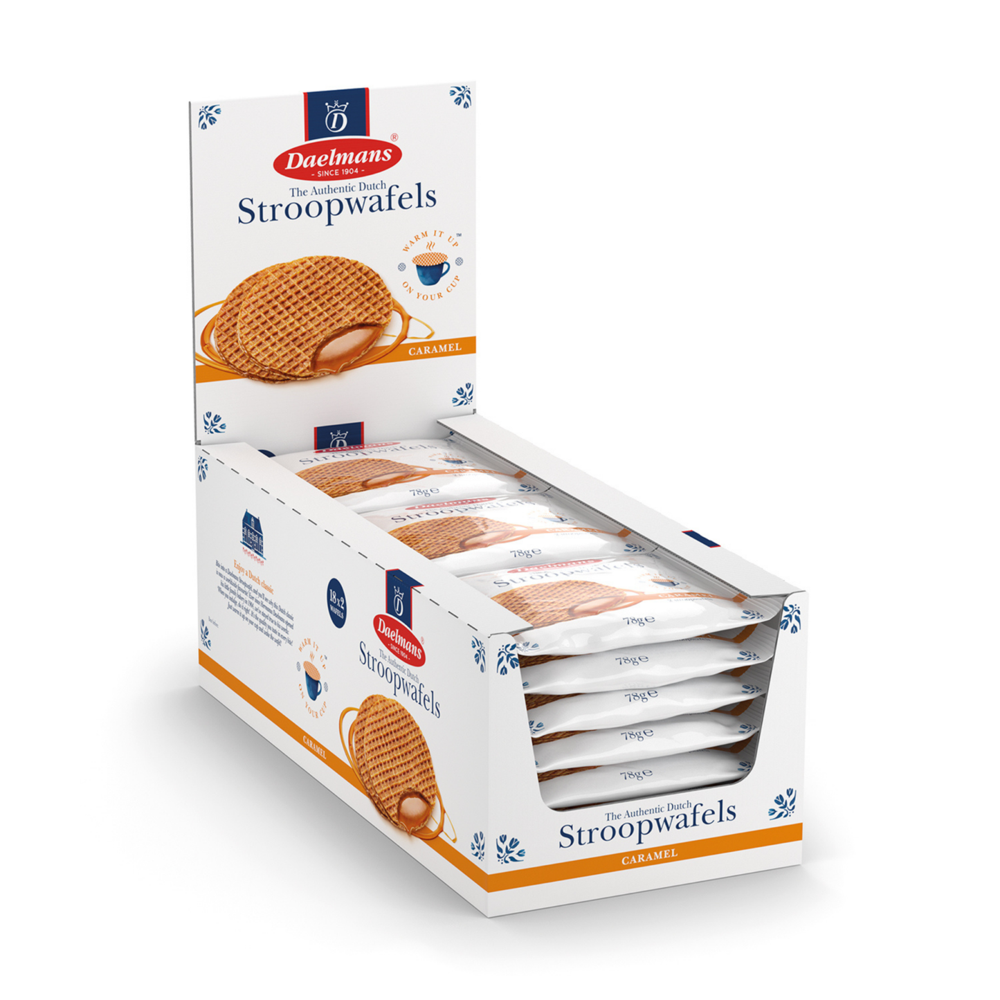Gaufres au sirop pour distributeur automatique Daelmans (36x 2 pièces)
