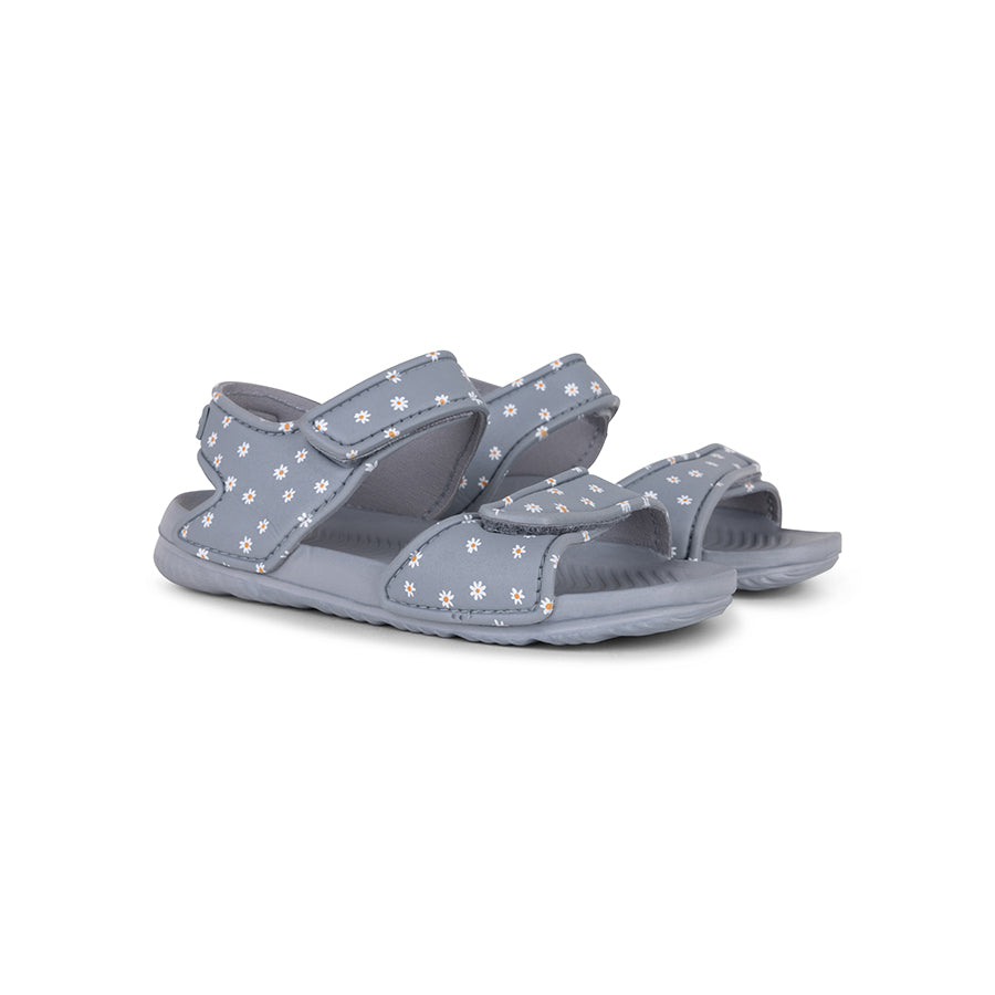 Fleur de marguerite | Sandales bleues - Taille 19-29