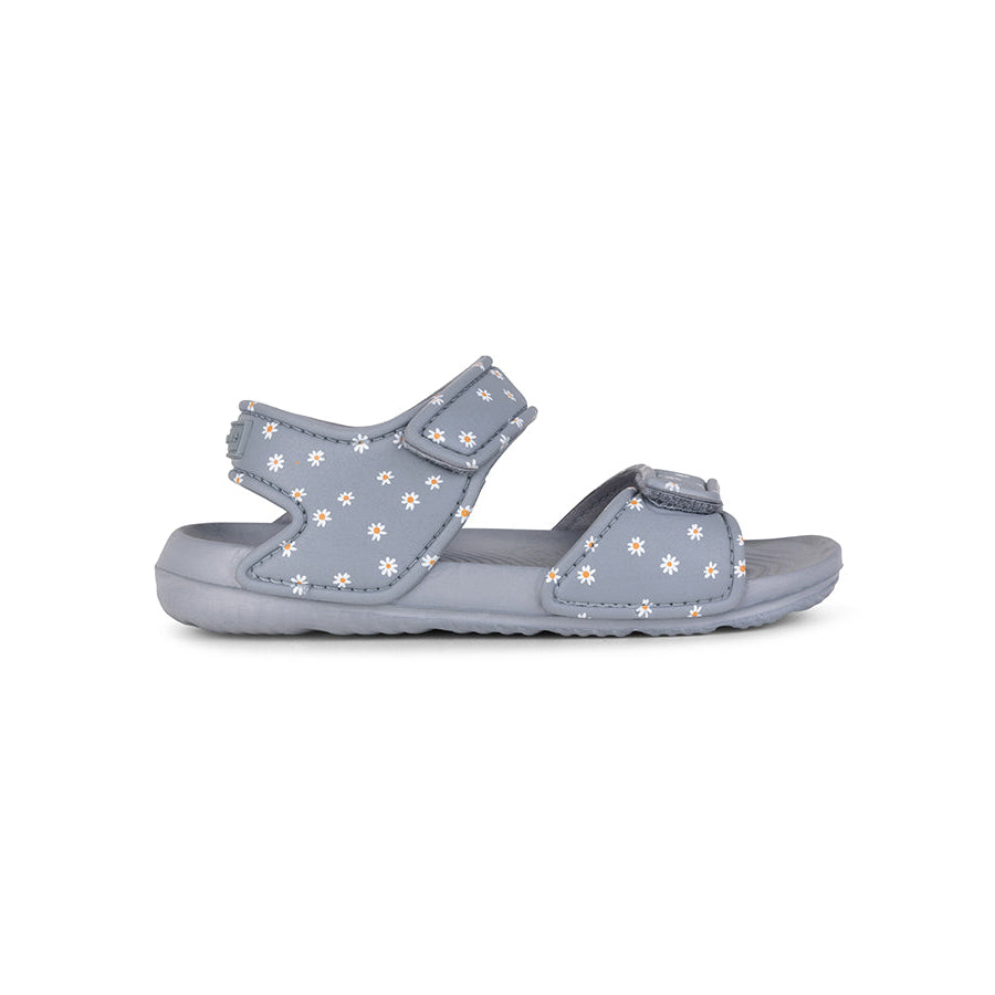 Fleur de marguerite | Sandales bleues - Taille 19-29
