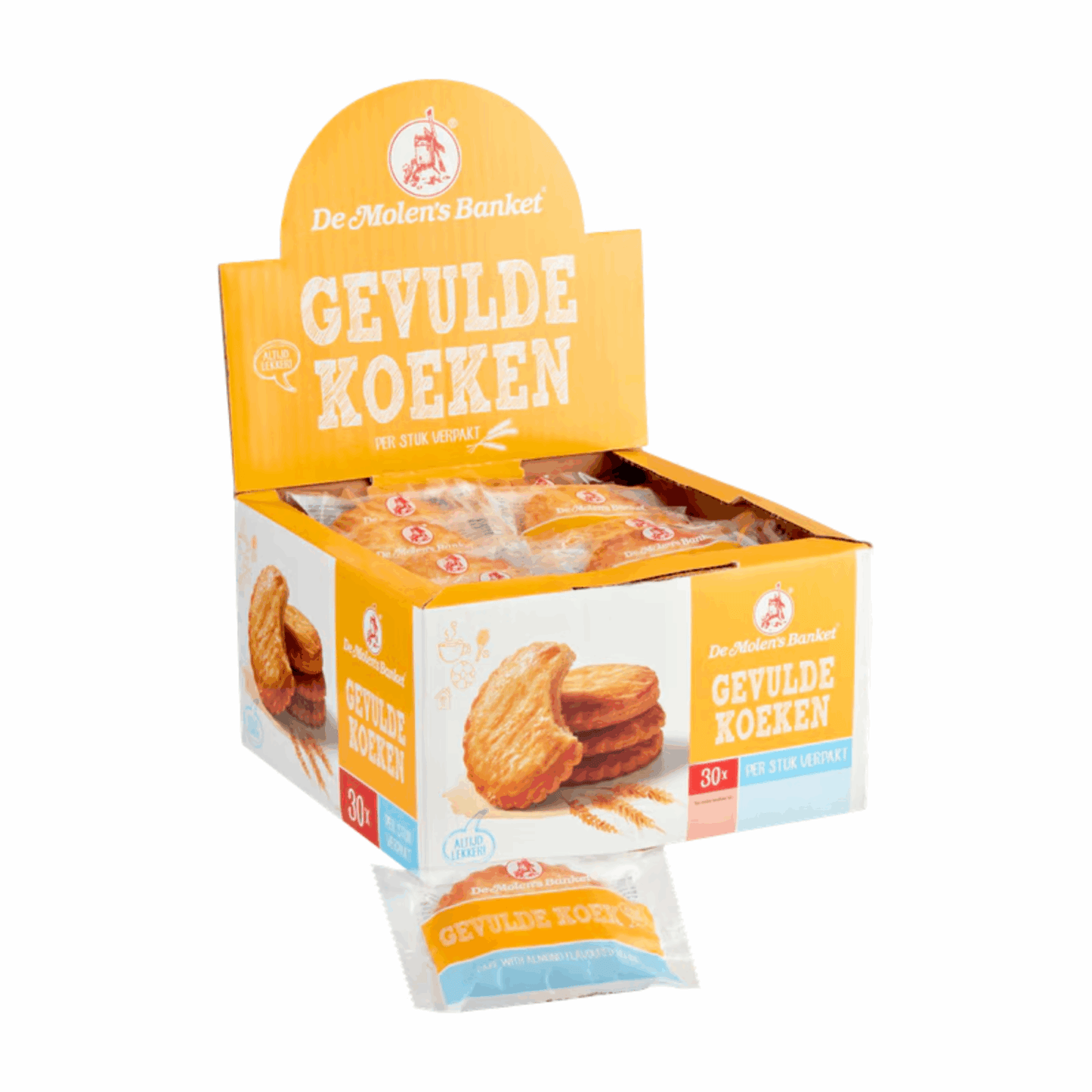 Biscuits fourrés au moulin emballés (30x 50gr)