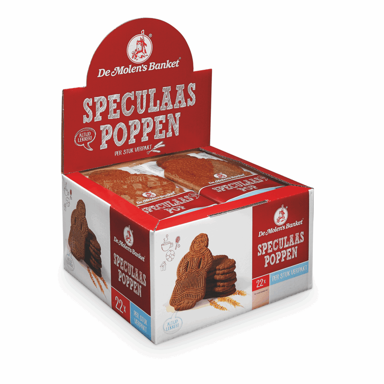 Le moulin bonhomme en pain d'épices emballé (22x 50gr)