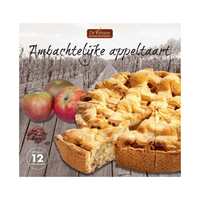 Tarte aux pommes artisanale De Veluwe Confiserie 12 pièces (2 kg)