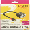 Dellock Displayport 1.2> VGA (femme)