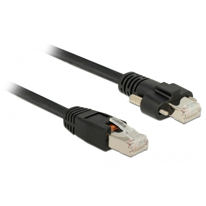 Plug de Dellock RJ45> RJ45 avec vis Cat.6 SSTP