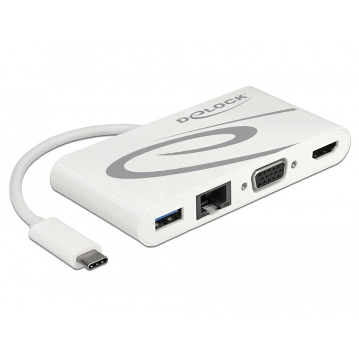 Dellock USB-C 3.1> HDMI + VGA + LAN + USB