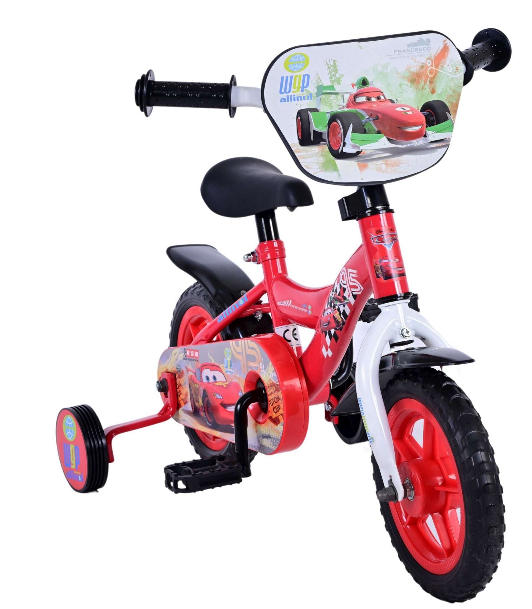 Disney Cars Children's Bicycle - Boys - 10 pouces - Red - Trapper