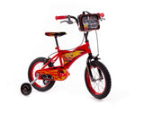 Disney autos Disney Cars Vélo pour enfants - garçons - 14 pouces - rouge - deux freins à main - afbeelding 2
