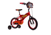 Disney autos Disney Cars Vélo pour enfants - garçons - 14 pouces - rouge - deux freins à main - afbeelding 3