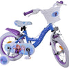 Disney Frozen 2 Children's Bike Girls 14 pouces Blue Purple Two Hand freins