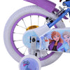 Disney Frozen 2 Children's Bike Girls 14 pouces Blue Purple Two Hand freins