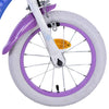 Disney Frozen 2 Children's Bike Girls 14 pouces Blue Purple Two Hand freins