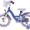 Disney Frozen 2 Children's Bike Girls 14 pouces Blue Purple Two Hand freins