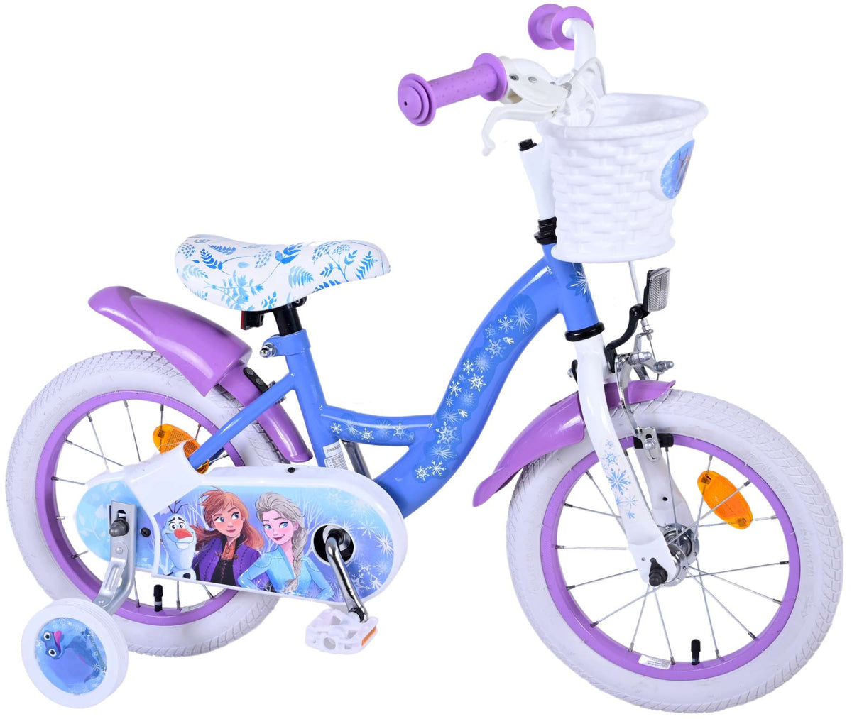 Disney Frozen 2 Bike pour enfants - Girls - 14 pouces - Blue Purple