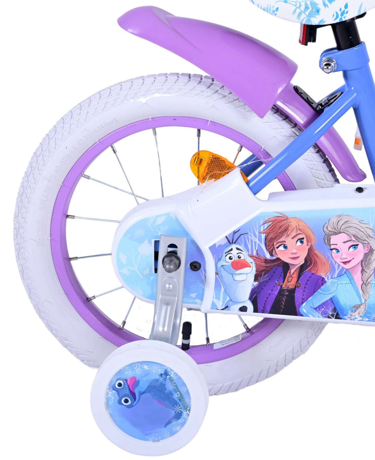 Disney Frozen 2 Bike pour enfants - Girls - 14 pouces - Blue Purple