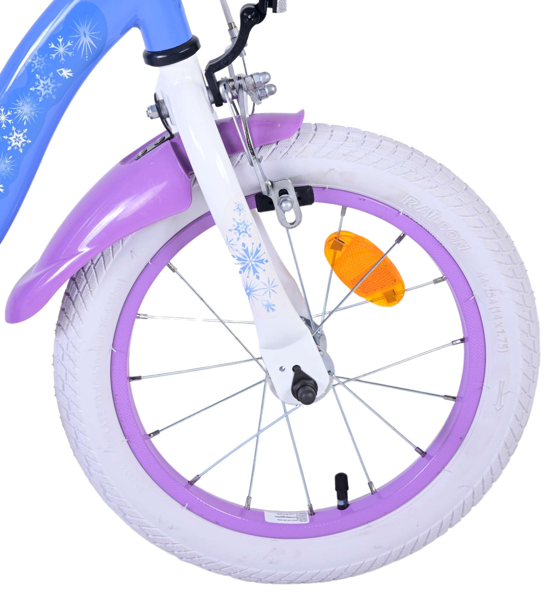 Disney Frozen 2 Bike pour enfants - Girls - 14 pouces - Blue Purple