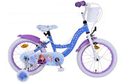 Disney Frozen 2 Children's Bike Girls 16 pouces Blue Purple Two Hand freins - afbeelding 1