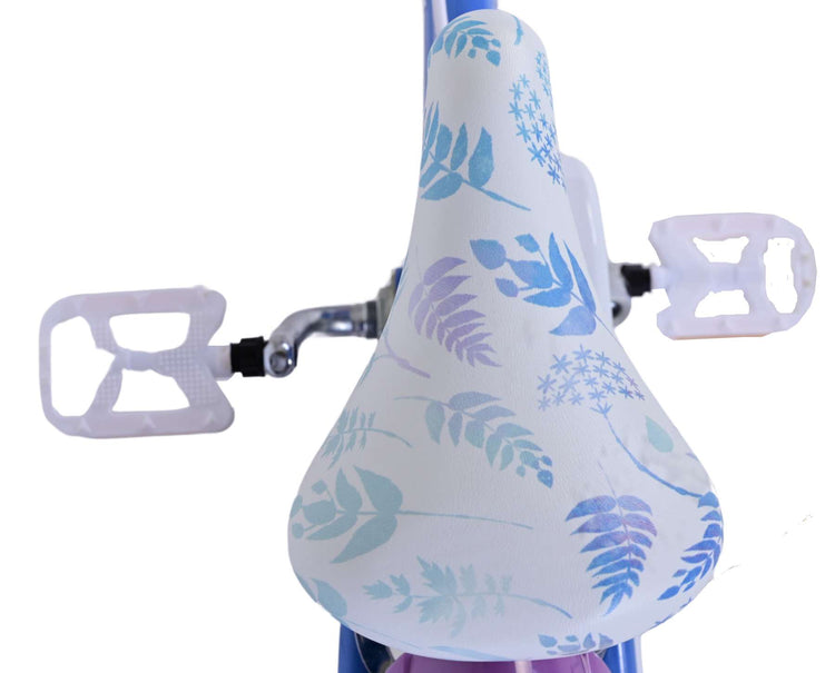 Disney Frozen 2 Children's Bike Girls 16 pouces Blue Purple Two Hand freins