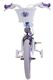 Disney Frozen 2 Children's Bike Girls 16 pouces Blue Purple Two Hand freins - afbeelding 7