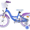 Disney Frozen 2 Children's Bike Girls 16 pouces Blue Purple Two Hand freins