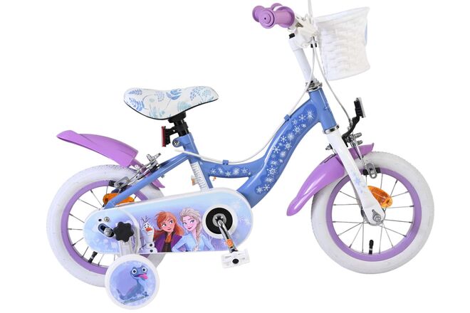 Disney die eiskönigin Disney Frozen 2 vélo pour enfants - filles - 12 pouces - bleu violet - deux freins à main