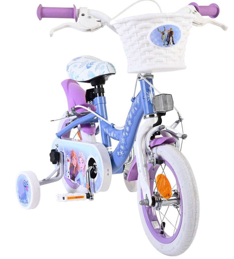 Disney die eiskönigin Disney Frozen 2 vélo pour enfants - filles - 12 pouces - bleu violet - deux freins à main