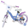 Vélo enfant Volare Disney Frozen 2 - filles - 14 pouces - bleu violet - deux freins à main