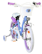 Vélo enfant Volare Disney La Reine des neiges 2 - filles - 16 pouces - bleu violet - deux freins à main - afbeelding 5