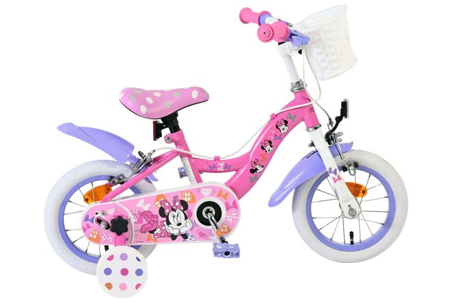 Disney Minnie la plus mignonne de tous les temps ! vélo pour enfants - filles - 12 pouces - rose - deux freins à main