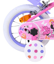 Disney Minnie la plus mignonne de tous les temps ! vélo pour enfants - filles - 12 pouces - rose - deux freins à main - afbeelding 2